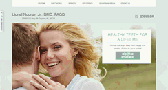 Desktop Screenshot of noonandental.com