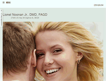 Tablet Screenshot of noonandental.com